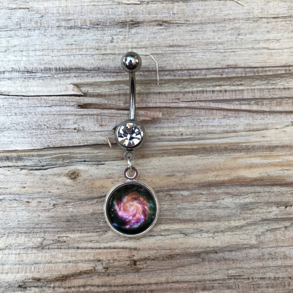Galaxy Belly Button Ring